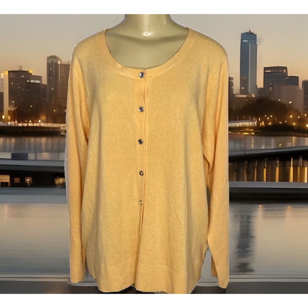 Avenue‎ Sweater Cardigan Collection Long Sleeve 100% Acrylic Women Sz 18/20 NWT